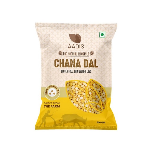 Organic Aadis Pure Chana Dal 500gm